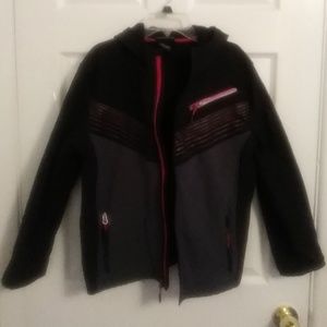 Spring jacket with hood